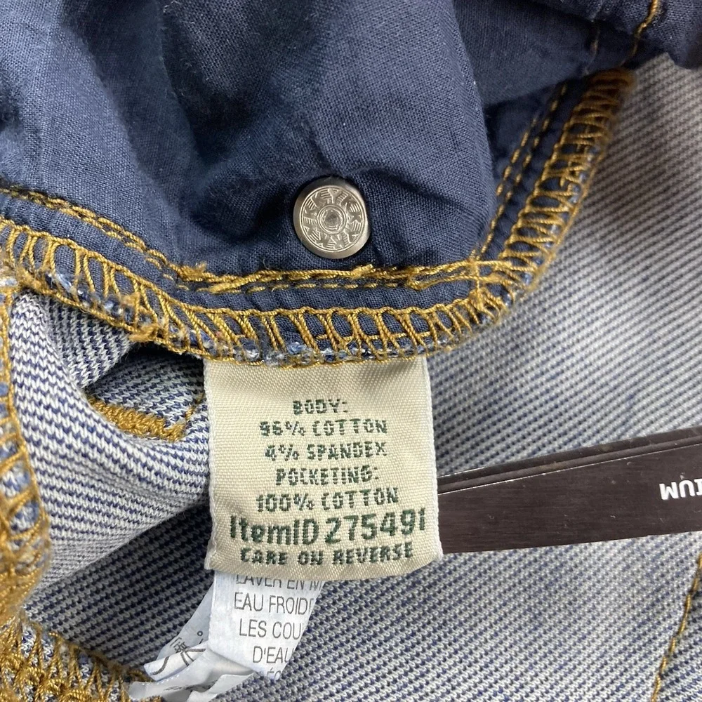 L.L. Bean Classic Fit Denim Bootcut Blue Jeans Women Size 10 Pockets Stretch - Picture 10 of 12